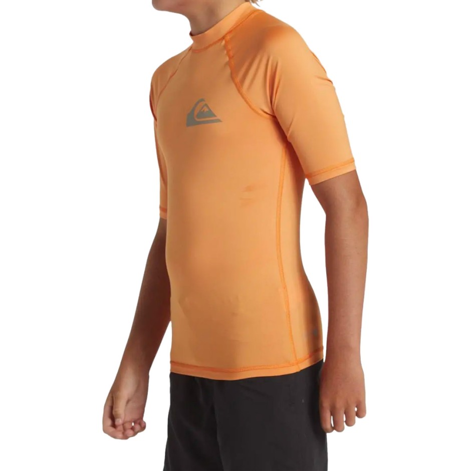 QUIKSILVER EVERYDAY UPF50 SS YOUTH AQBWR03064-NJF0 Orange