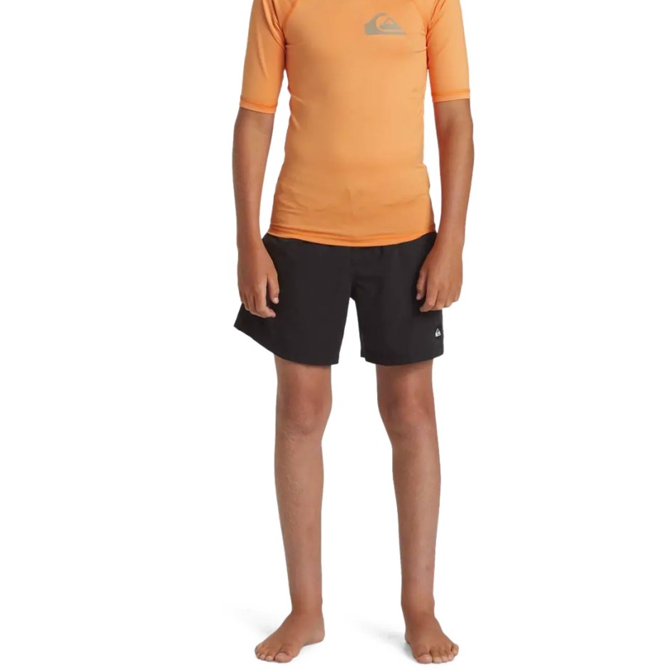 QUIKSILVER EVERYDAY UPF50 SS YOUTH AQBWR03064-NJF0 Orange