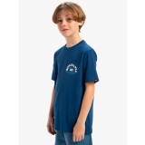 Παιδική Κοντομάνικη Μπλούζα Μπλε - Quiksilver Ev Summer Road Εικόνα 1