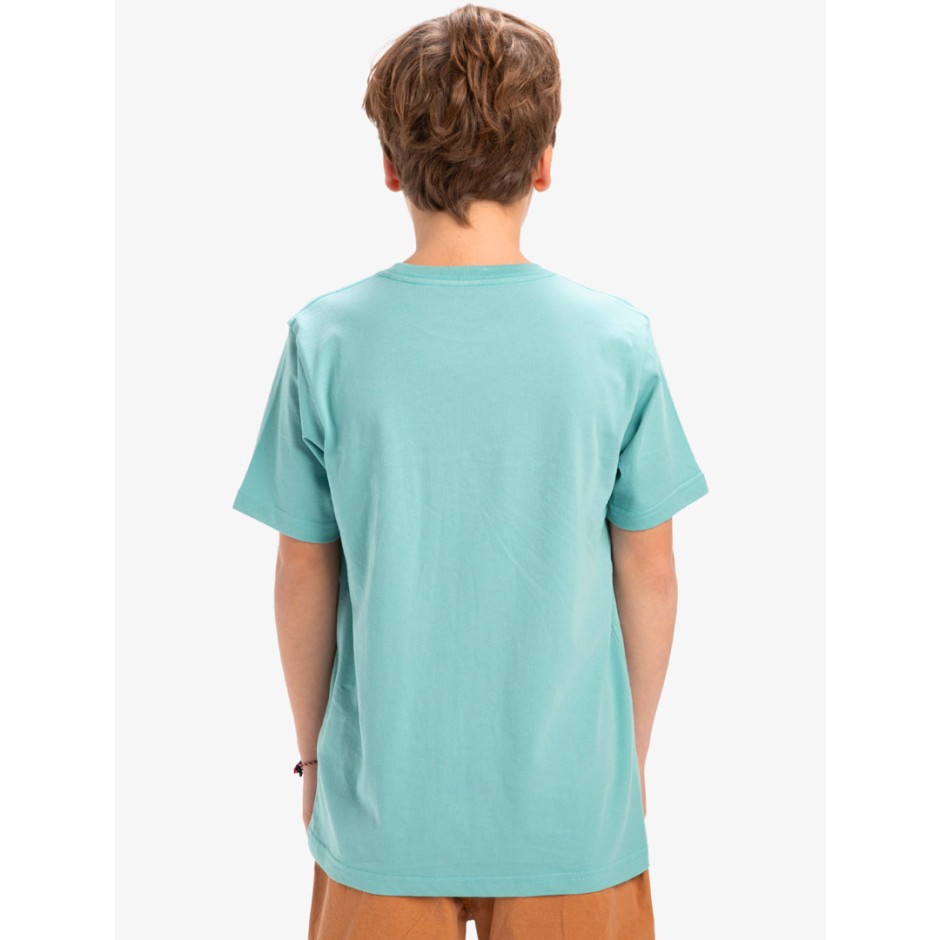 Παιδική Κοντομάνικη Μπλούζα Σιέλ - Quiksilver Ev Typed Out