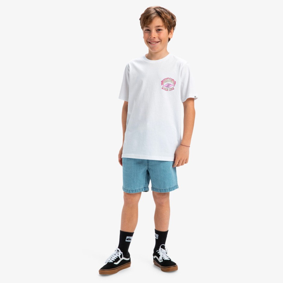 QUIKSILVER EV TIMES UP SS YTH EQBZT04853-WBB0 White