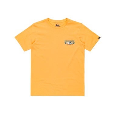 Παιδική Κοντομάνικη Μπλούζα Κίτρινη - Quiksilver Evo Aqua Wild