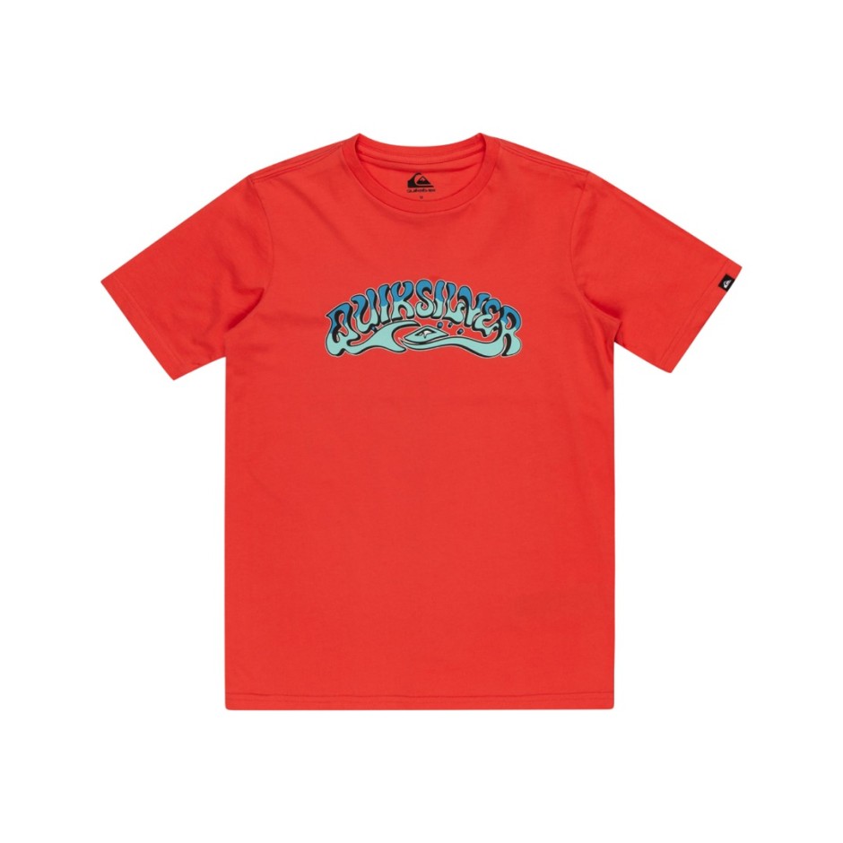 QUIKSILVER BUBBLE ARCH SS YOUTH EQBZT04715-RMC0 Red