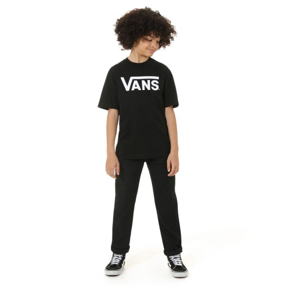 Παιδική Κοντομάνικη Μπλούζα Μαύρη - Vans Classic