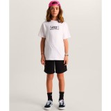 Kids' T-Shirt White - Vans On Canvas Image 1
