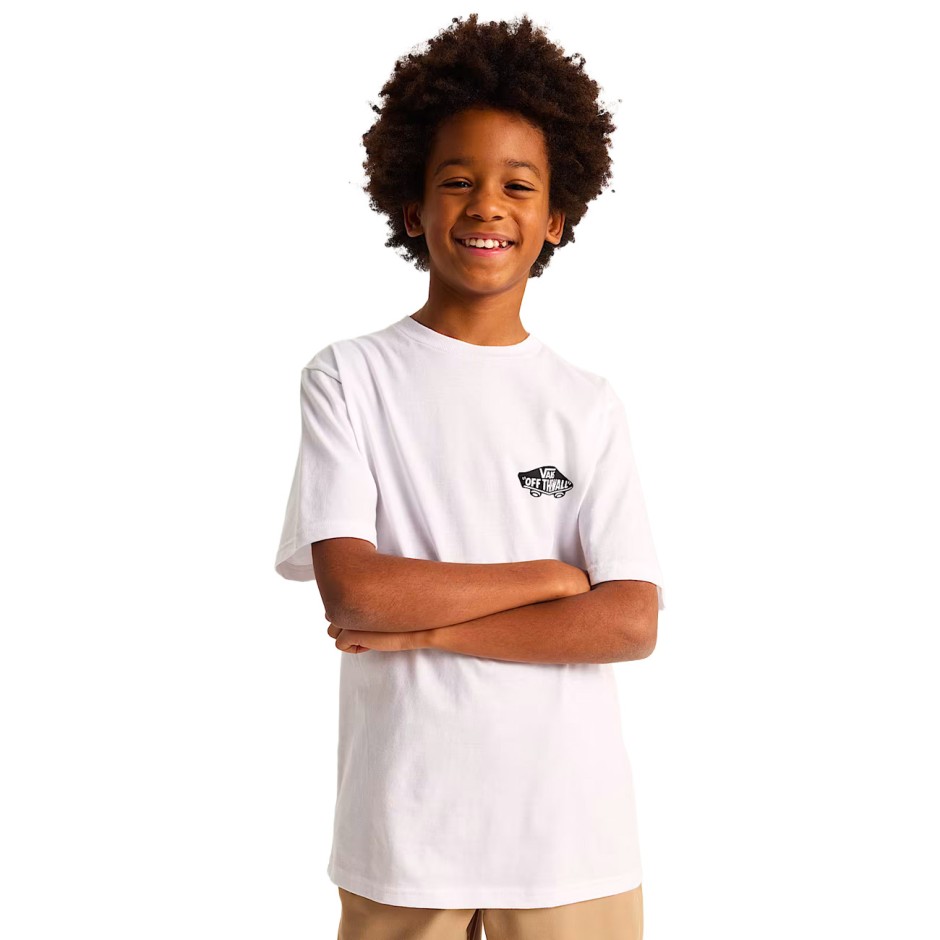 Kids' T-Shirt White - Vans Double Standard
