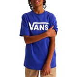 Kids' T-Shirt Royal Blue - Vans Classic Image 