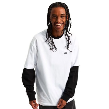 VANS LEFT CHEST SS TEE VN000W9UWHT-WHT Λευκό