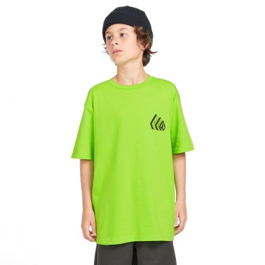 Παιδική Κοντομάνικη Μπλούζα Πράσινη - Volcom Repeater