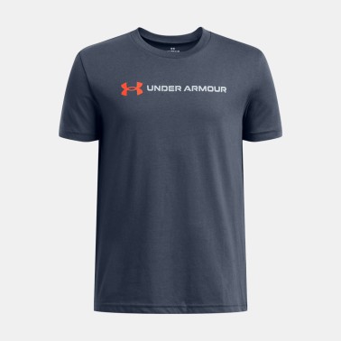 Παιδική Κοντομάνικη Μπλούζα Ανθρακί - Under Armour Logo Wordmark