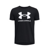 UNDER ARMOUR SPORTSTYLE LOGO SS 1363282-016 Coal Image 