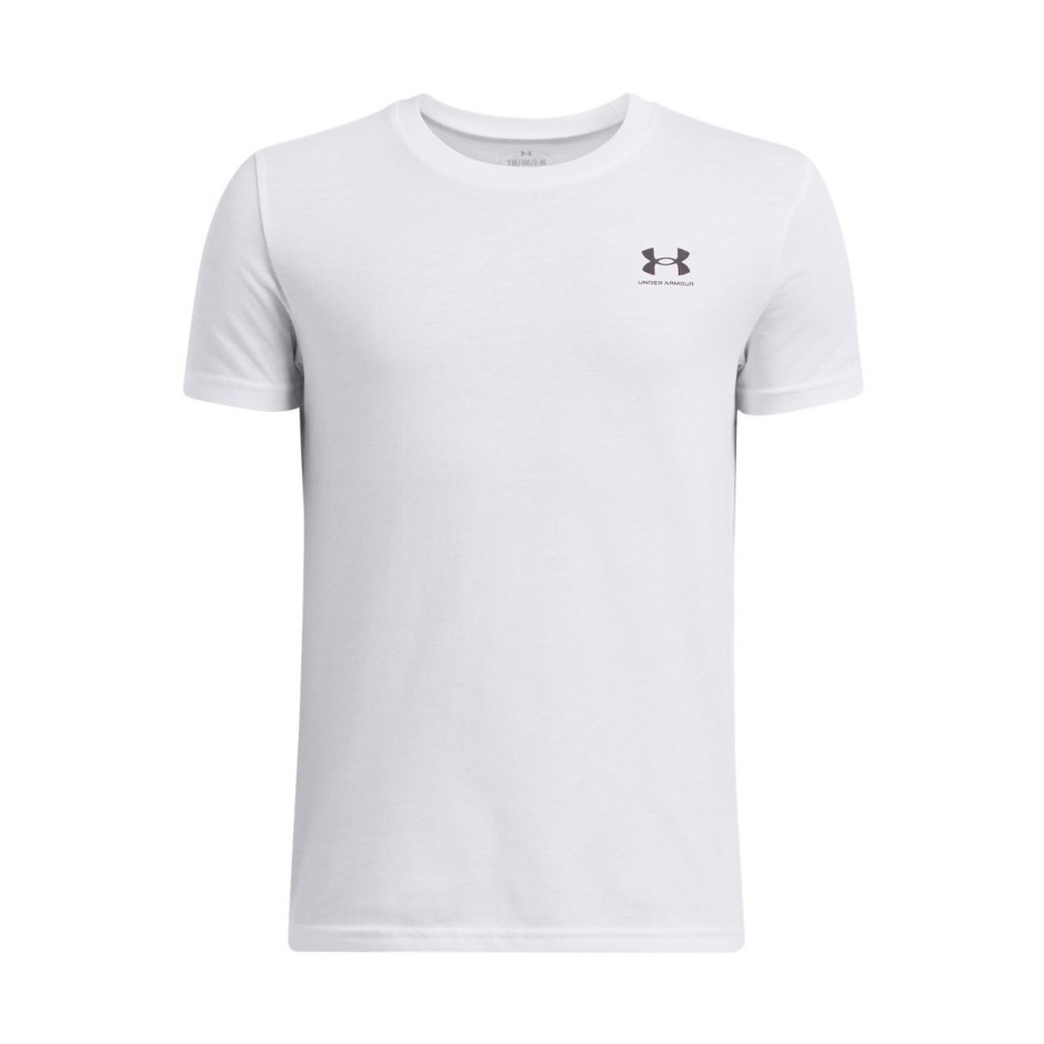 Παιδική Κοντομάνικη Μπλούζα Λευκή - Under Armour Sportstyle