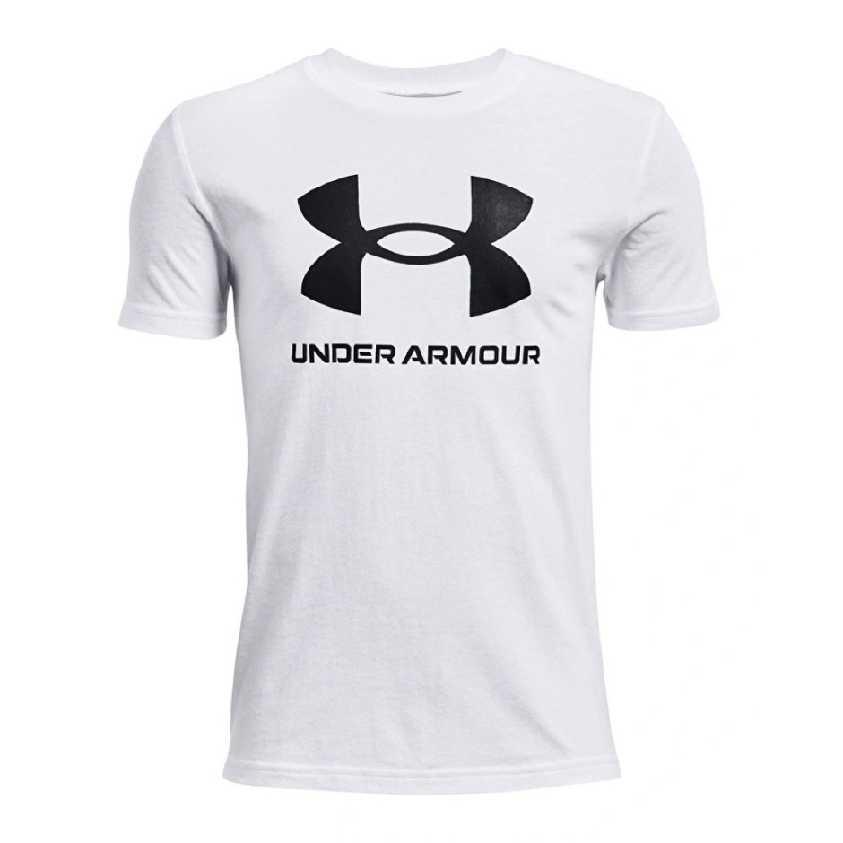 UNDER ARMOUR SPORTSTYLE LOGO SS 1363282-100 White