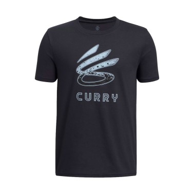 UNDER ARMOUR CURRY LOGO TEE 1387102-002 Black