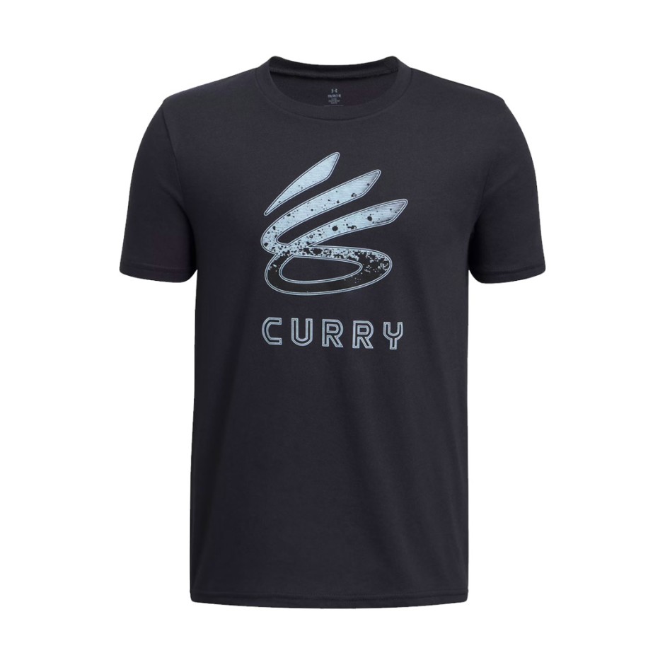 UNDER ARMOUR CURRY LOGO TEE 1387102-002 Black