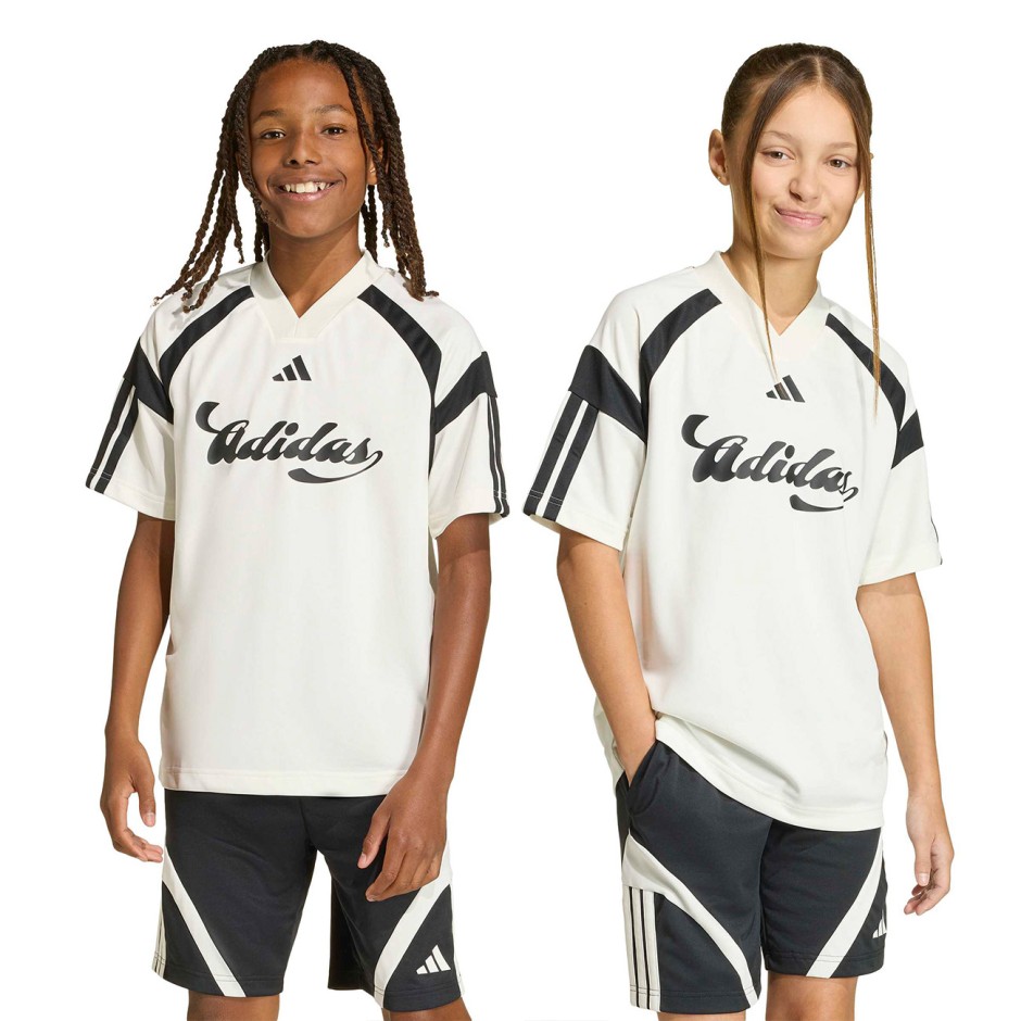 Παιδική Κοντομάνικη Μπλούζα Εκρού - adidas Sportswear House Of Tiro