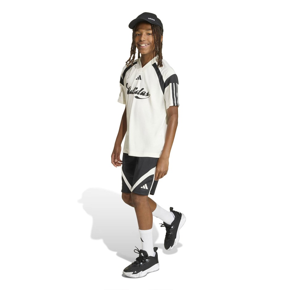 Παιδική Κοντομάνικη Μπλούζα Εκρού - adidas Sportswear House Of Tiro