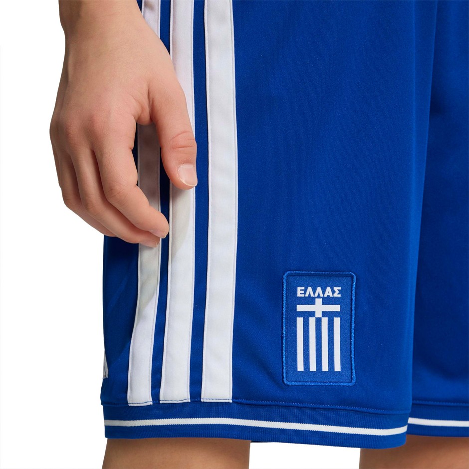 Kids' Football Shorts Blue - adidas Performance Greece 26 Home