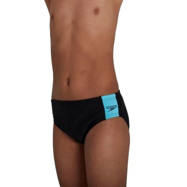 SPEEDO BOOM LOGO SPLICE 6.5CM BRIEF 12868-F888J Black