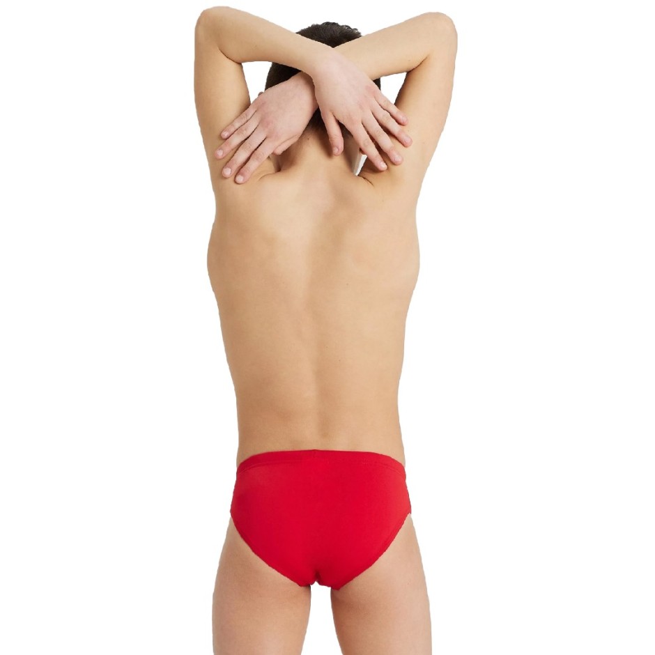 ARENA BOY'S TEAM SWIM BRIEFS SOLID 004774-450 Red