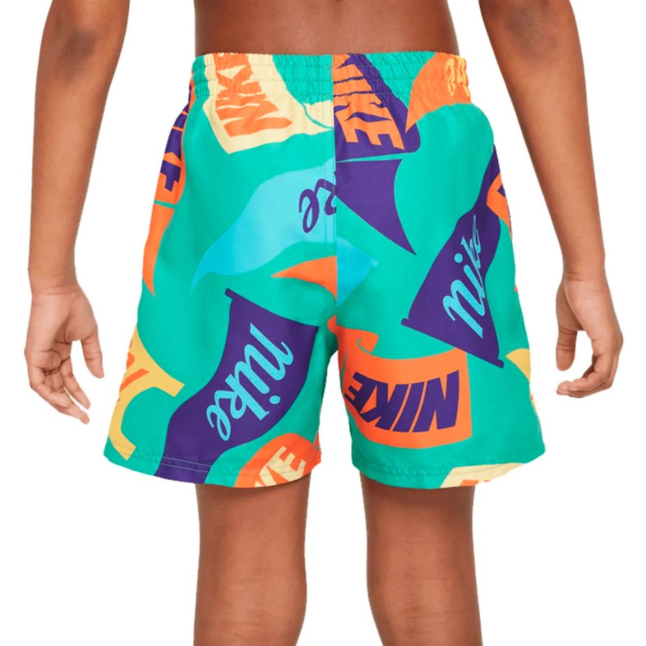 Παιδικό Μαγιό Βερμούδα Πράσινο - Nike Swim Breaker 4"