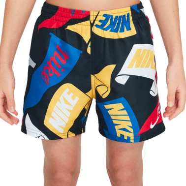 Παιδικό Μαγιό Βερμούδα Μαύρο - Nike Swim Breaker 4"