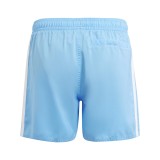 Παιδικό Μαγιό Σιέλ - adidas Performance 3-Stripes Εικόνα 0