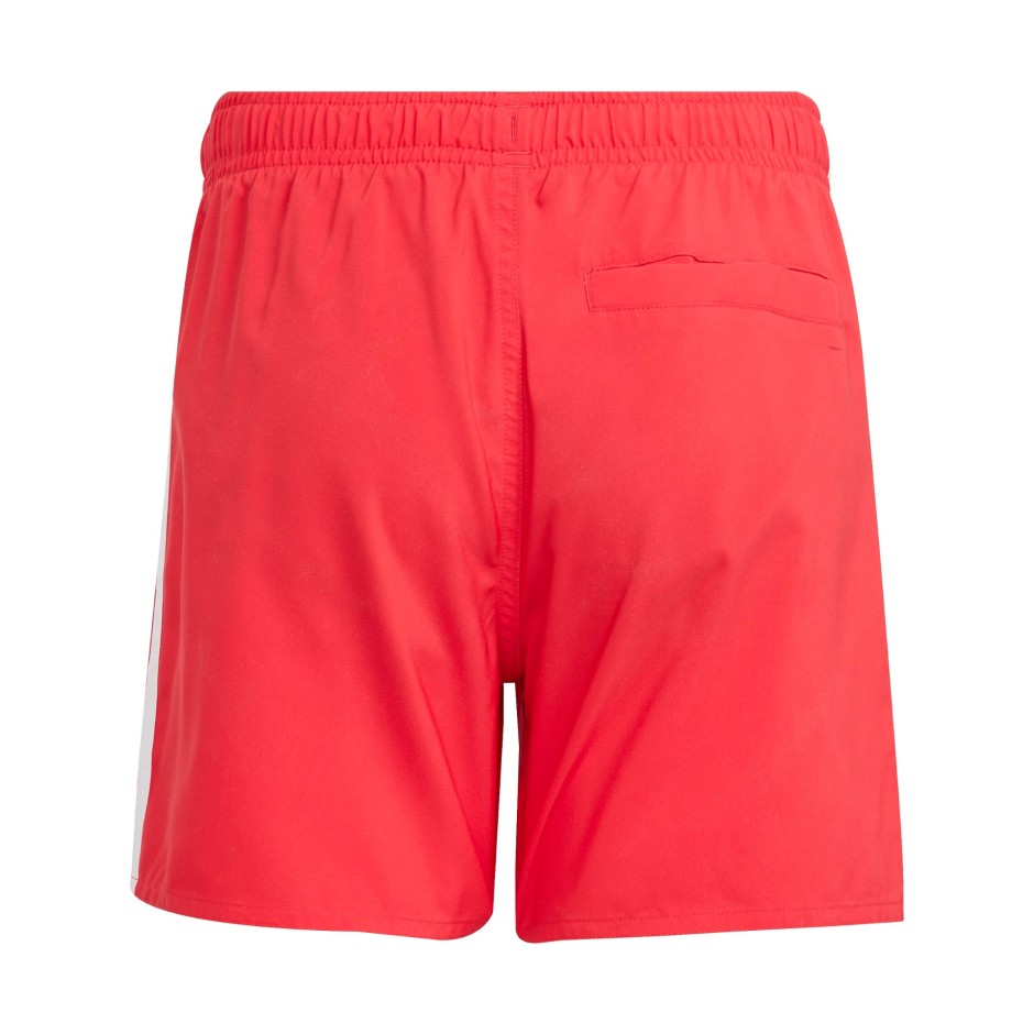 Kids' Swim Shorts Red - adidas Performance 3-Stripes