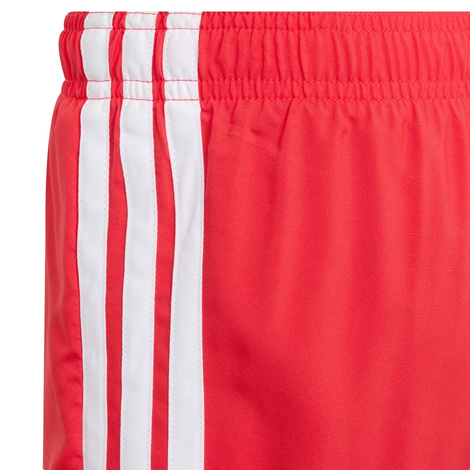 Kids' Swim Shorts Red - adidas Performance 3-Stripes
