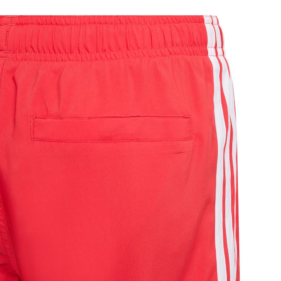Kids' Swim Shorts Red - adidas Performance 3-Stripes