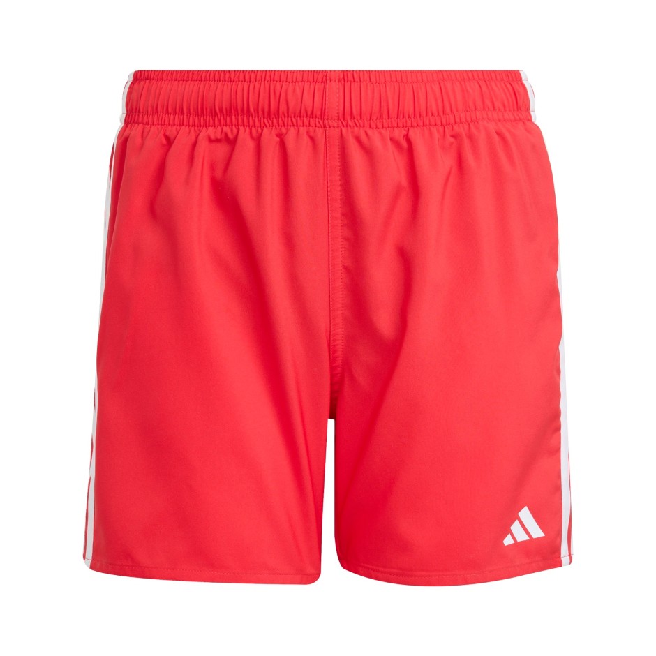 Kids' Swim Shorts Red - adidas Performance 3-Stripes