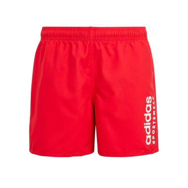 Παιδικό Μαγιό Βερμούδα Κόκκινο - adidas Performance Sportswear Essentials Logo CLX