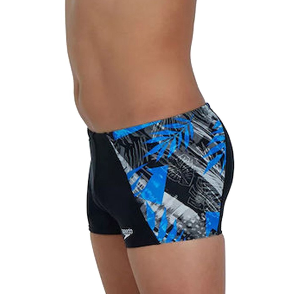 Speedo Digital Panel Aquashort Μαύρο - Παιδικό Μαγιό Σορτς