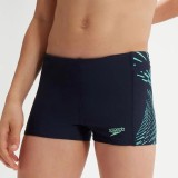 SPEEDO BOYS PLASTISOL PLACEMENT AQUASHORT 0031691-5709J Blue Image 2