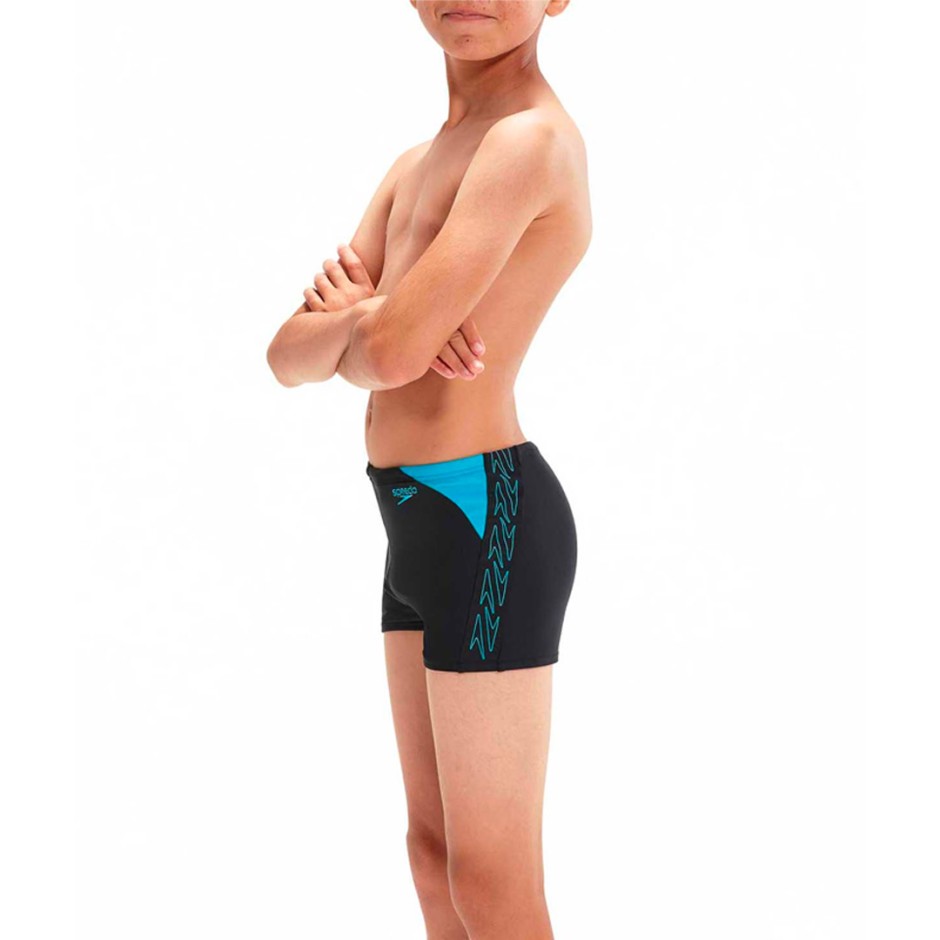 SPEEDO BOYS HYPERBOOM SPLICE AQUASHORT 8-00315015176 Black