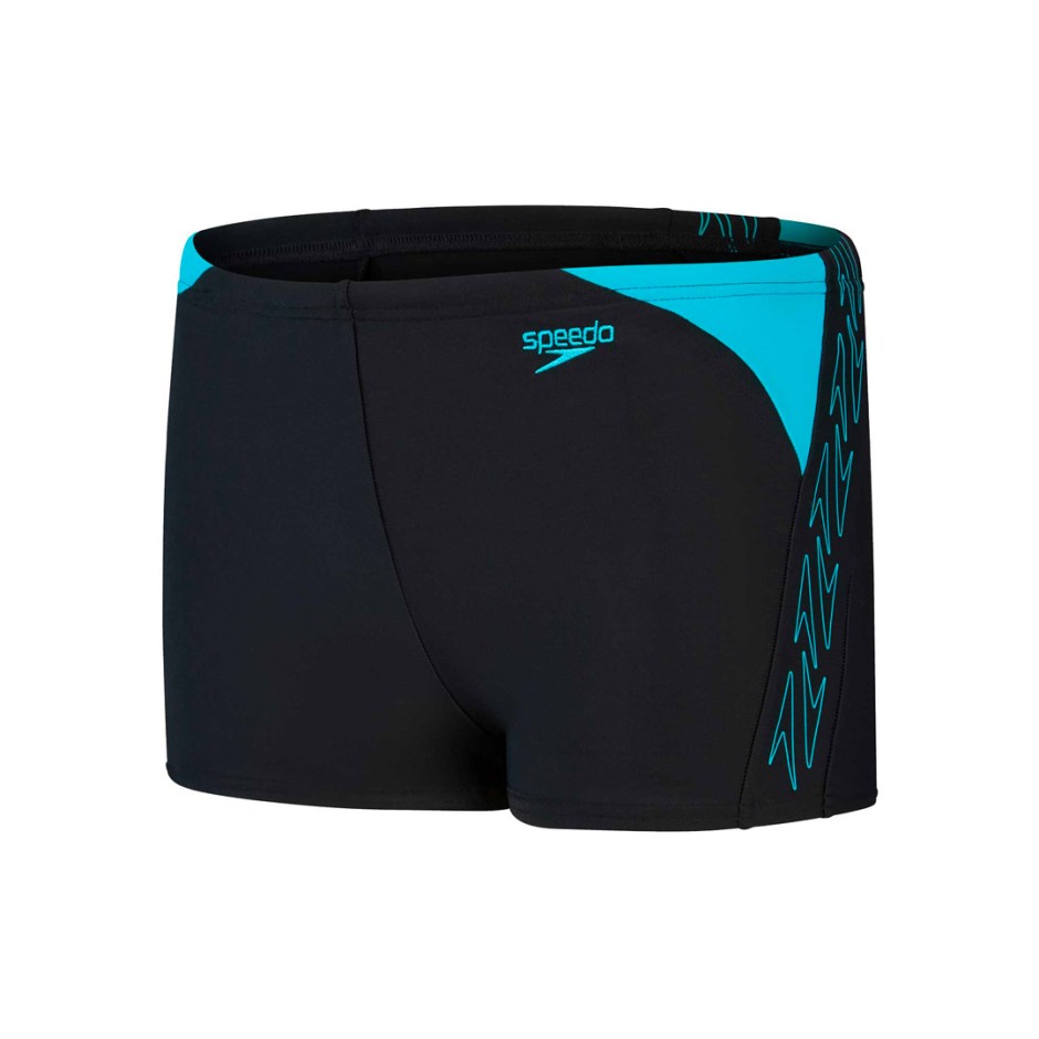 SPEEDO BOYS HYPERBOOM SPLICE AQUASHORT 8-00315015176 Black