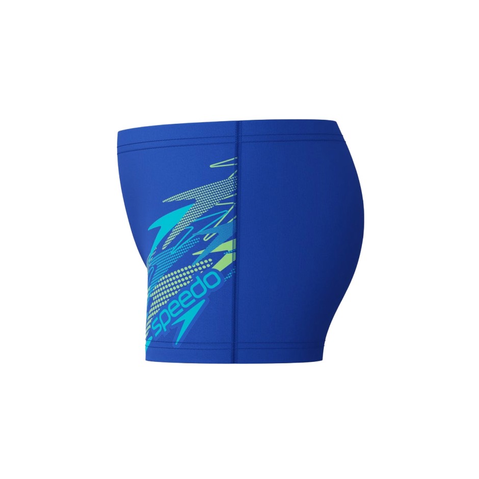 Kids' Swim Shorts Royal Blue - Speedo Medley Logo Aquashort