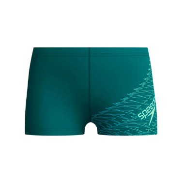 SPEEDO BOYS MEDLEY LOGO AQUASHORT 8-1241018666 Petrol