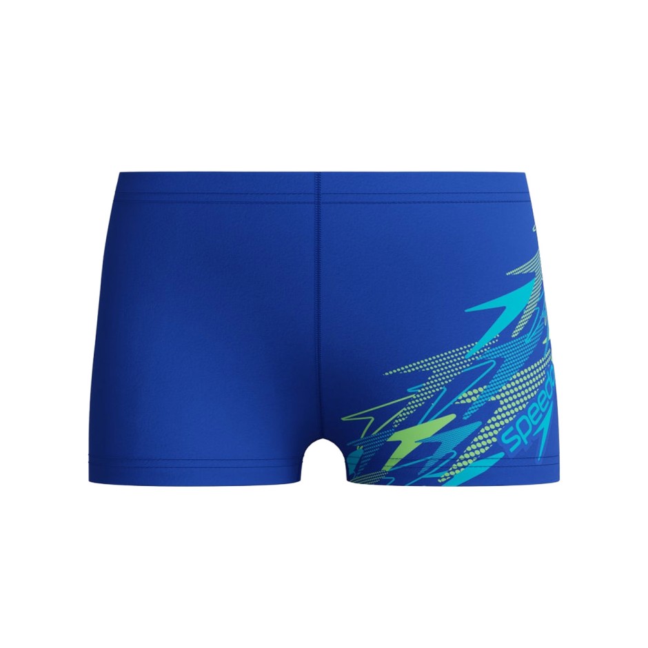 Kids' Swim Shorts Royal Blue - Speedo Medley Logo Aquashort