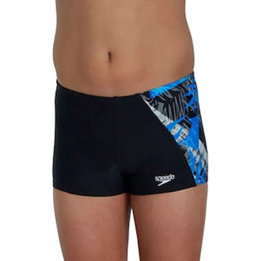 Speedo Digital Panel Aquashort Μαύρο - Παιδικό Μαγιό Σορτς