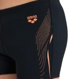 ARENA BOY'S SWIM SHORT GRAPHIC 005546-530 Black Image 1