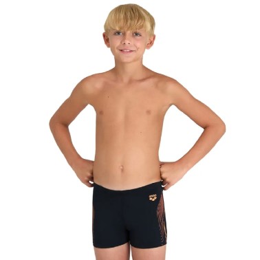 ARENA BOY'S SWIM SHORT GRAPHIC 005546-530 Black