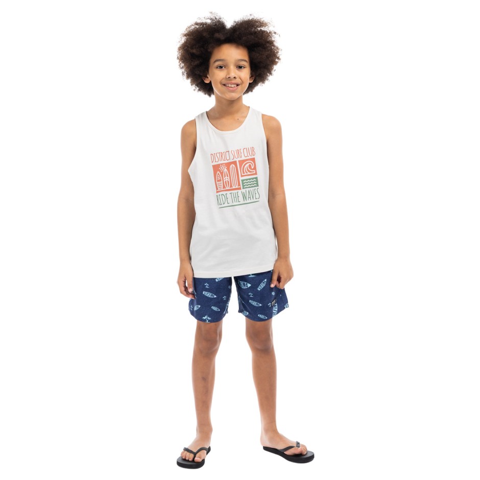 Παιδικό Μαγιό Βερμούδα Μπλε - District75