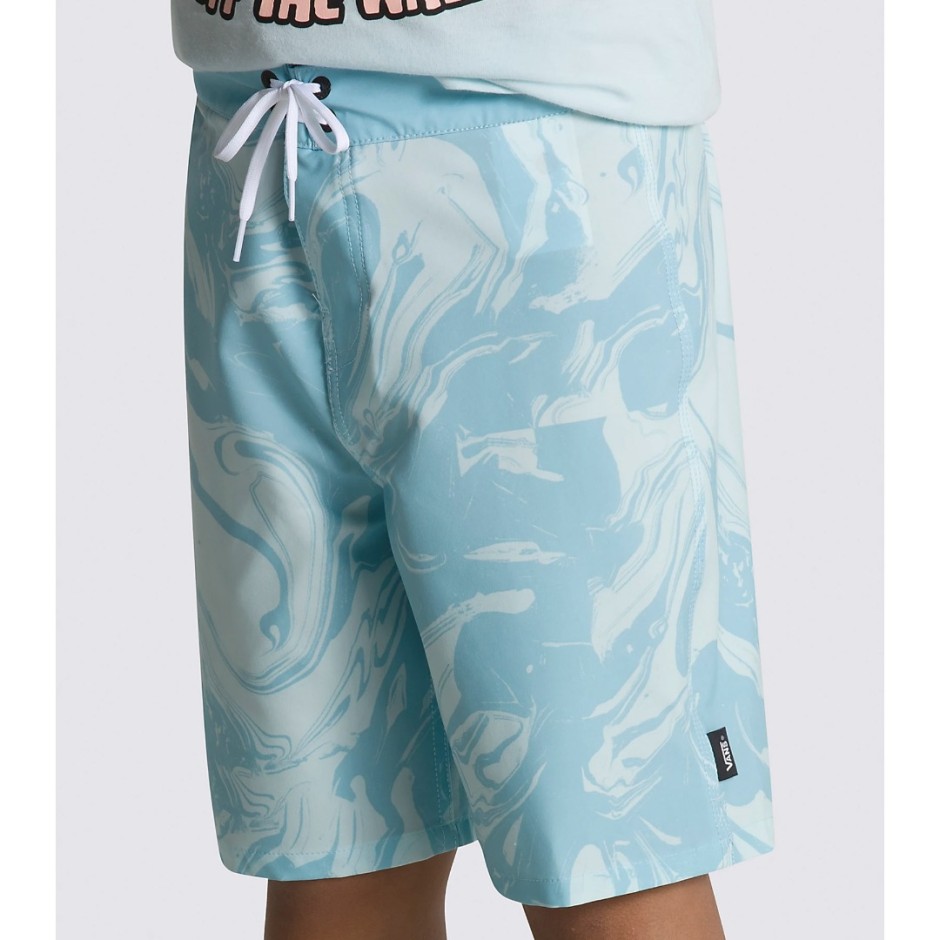 VANS THE DAILY MARBLE 16,5" BOARDSHORT Σιελ