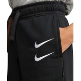 NIKE B NSW SWOOSH FT SHORT CW1026-010 Black Image 2