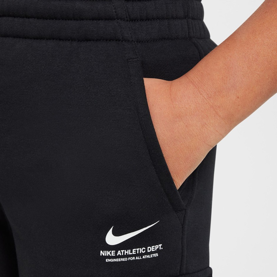 Παιδική Βερμούδα Cargo Μαύρη - Nike Sportswear Fleece