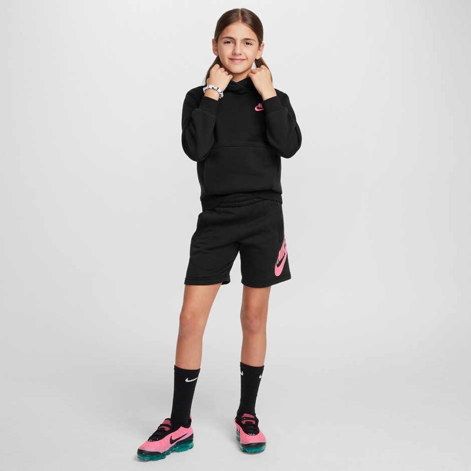 Παιδική Βερμούδα Μαύρη - Nike Sportswear Club Fleece