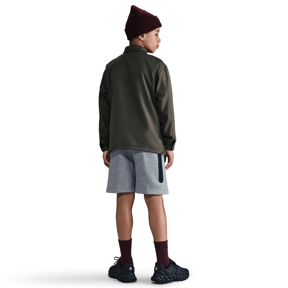 Παιδική Βερμούδα Γκρι - Nike Sportswear Tech Fleece