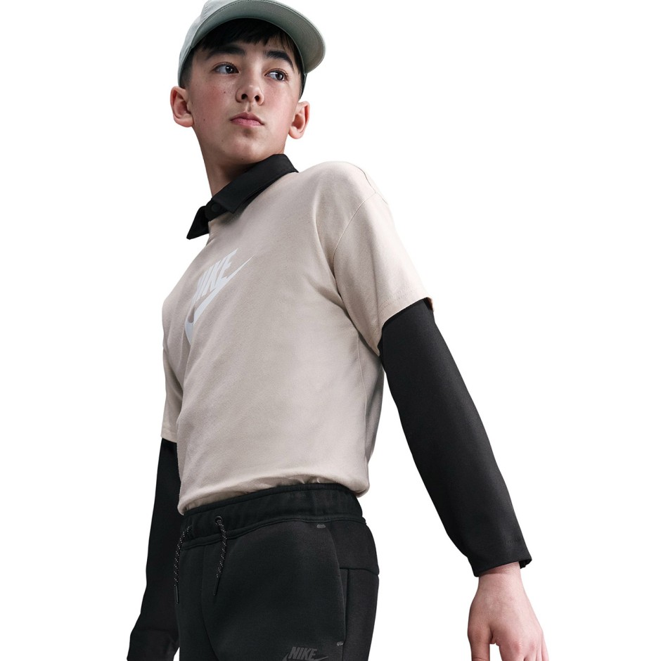 Kids' Shorts Black - Nike Sportswear Tech Fleece