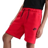 Παιδική Βερμούδα Κόκκινη - Nike Sportswear Tech Fleece Εικόνα 